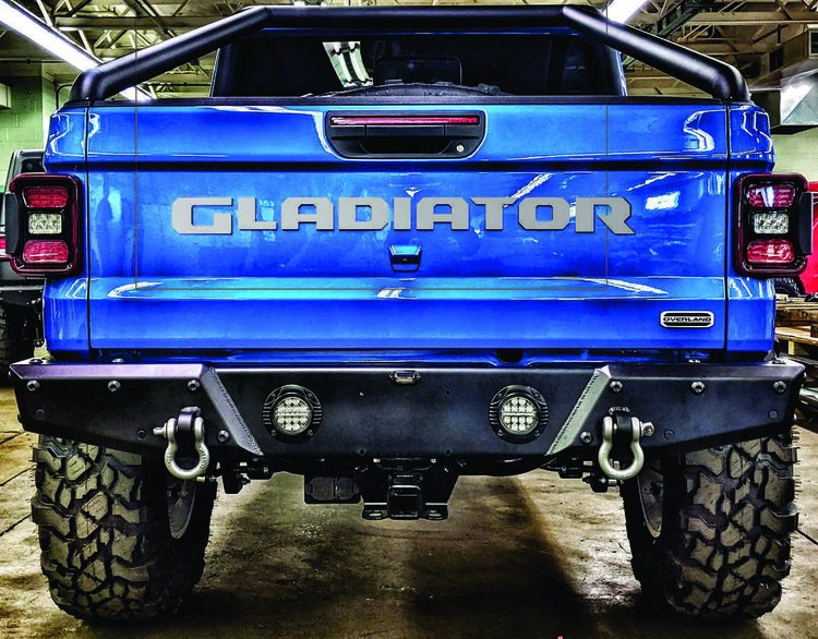 Tailgate Badging Kit for Jeep Gladiator JT Models - Silver Finish