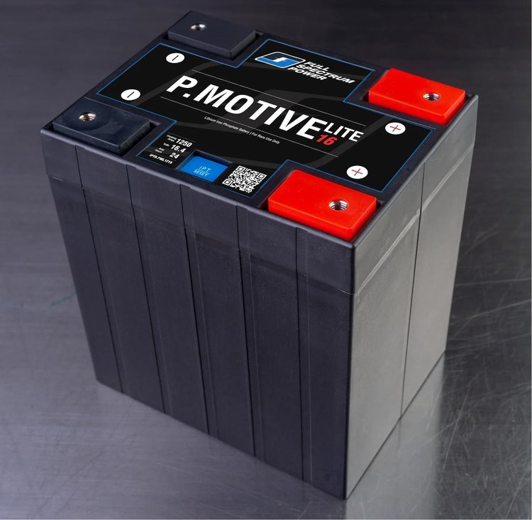 IPT6.PML1216 P.MOTIVELITE 16 V Lithium 1250 Battery, 1250ca / 24ah