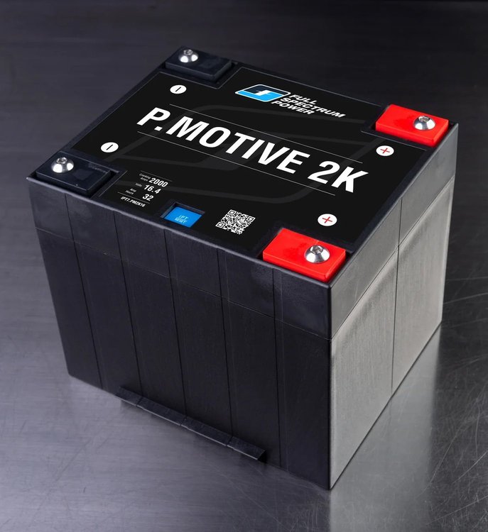 IPT7.PM2K16 P.MOTIVE 2K 16 V Lithium Battery, 2000ca / 32ah