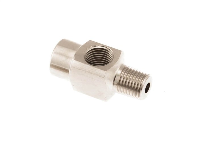ADAPTER 1/4NPT (M/F/F) TE