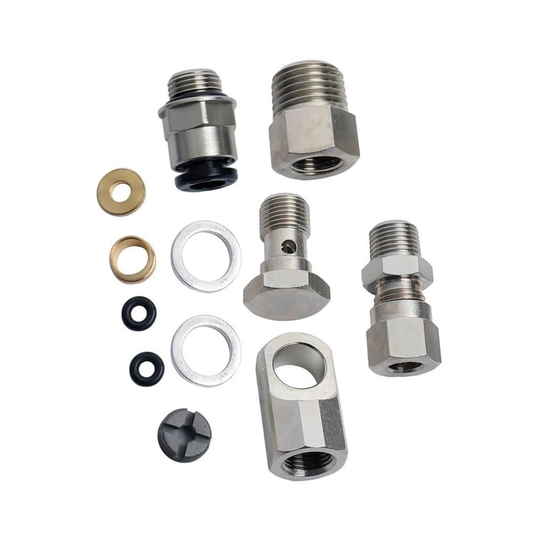 170114 Fittings - Air, Bulkhead Kit, Hp 6Mm To 3.5Mm O-Ring Type