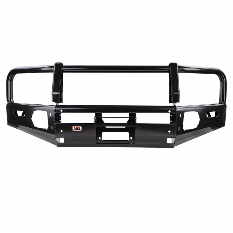 3415250B Summit Winch Bumper w/ Fit Kit Fits Select Toyota Land Cruiser [Black Finish]