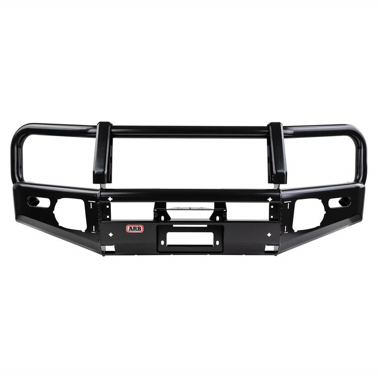 3421820B Summit Winch Bumper w/ Fit Kit [Black Finish]