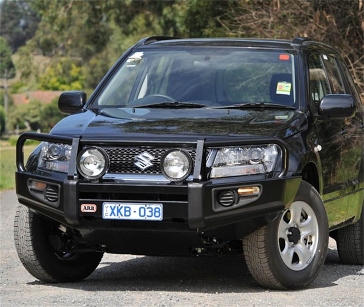 3426050B Combination Bumper w/ Fit Kit Fits Select Suzuki Grand Vitara/XL-7 [Black Finish]
