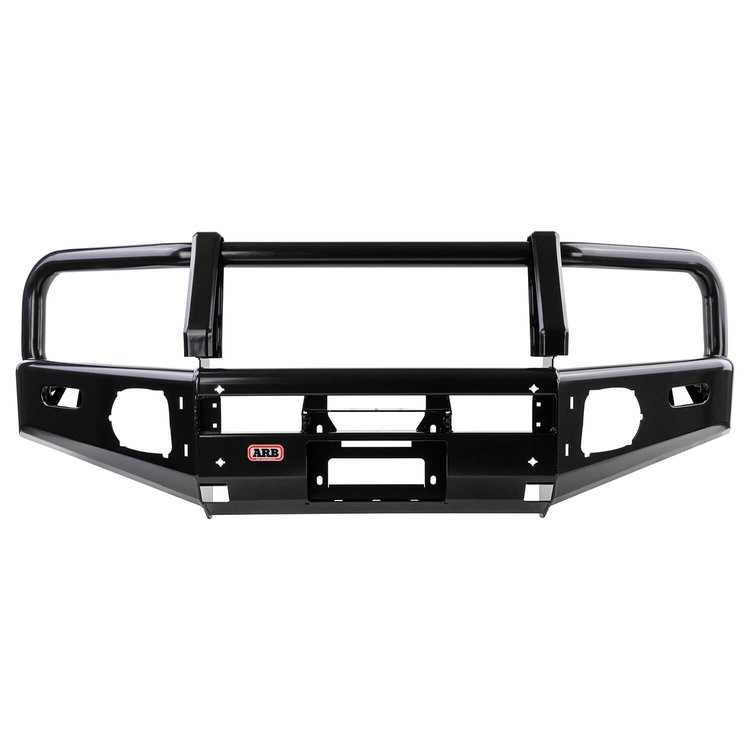 3438400B Summit Winch Bumper w/ Fit Kit [Black Finish]