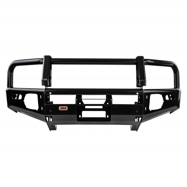 3448530B Summit Winch Bumper w/ Fit Kit [Black Finish]