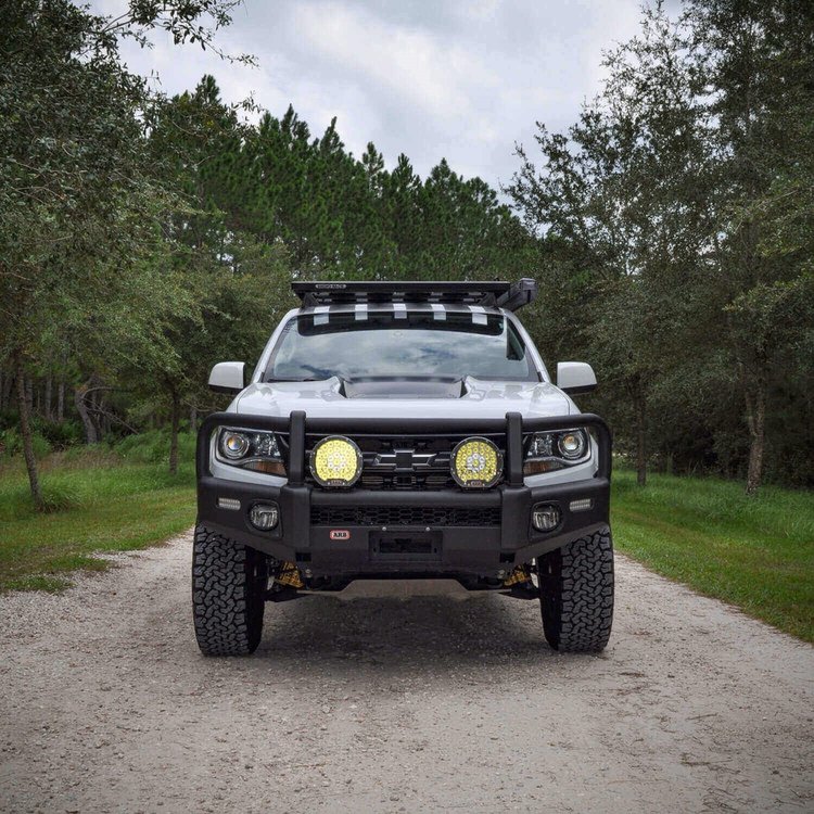 3462060KB Summit Winch Bumper Kit w/ Fit Kit Fits Select Chevrolet Colorado [Black Finish]