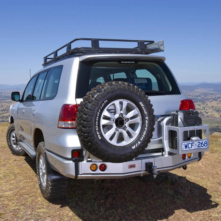 REAR BAR 200 SERIES BLK