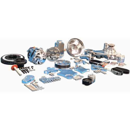 S-Drive Complete Serpentine Pulley Drive System Polished LS