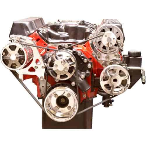 SERP PULLEY KIT CLVFORD POLISHED