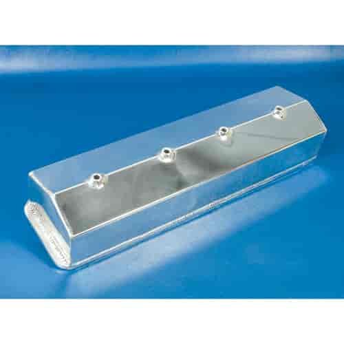 VALVE COVERS SBC FAB ALUM CENTRBOLT POLS