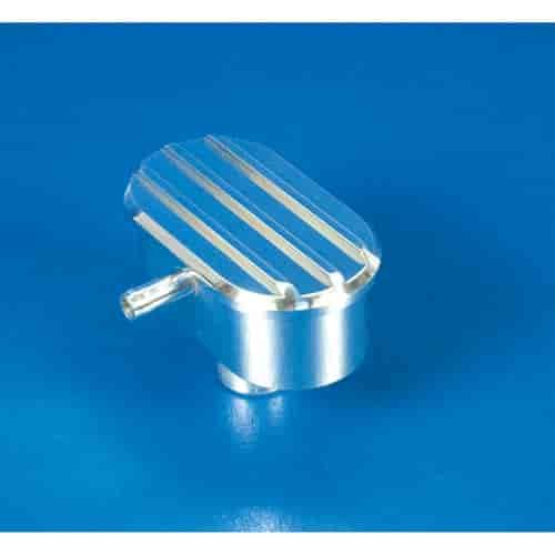 BREATHER/PCV PUSH-IN OVAL ALUM FINNED