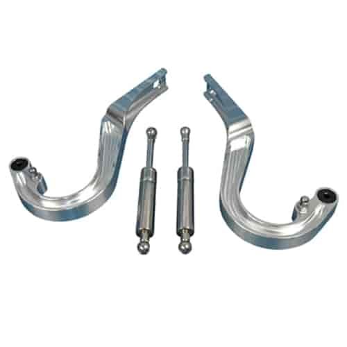 TRUNK HINGES 64-65 CHEVELLE MATTE BLACK
