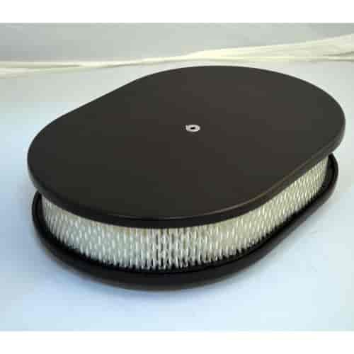 AIR CLEANER 12 OVAL SMOOTH COLOR