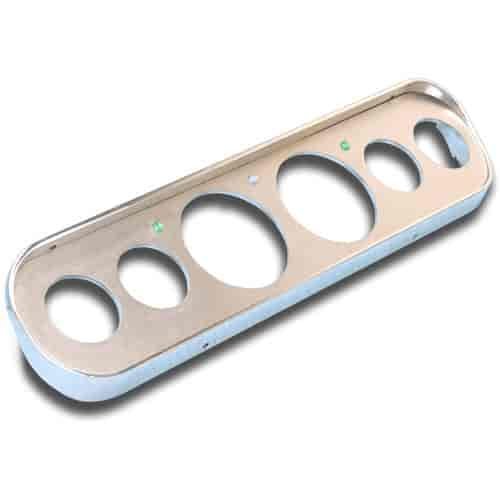 DASH BEZEL 65-66 MUSTANG POL/COLOR INSRT