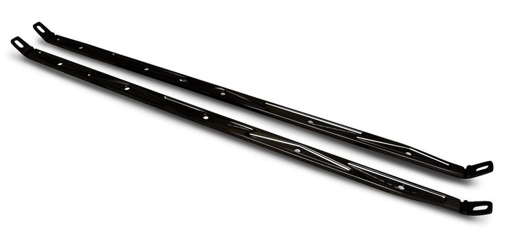 MS274-35BK Billet Aluminum Hood Brace Supports 1955 Chevy