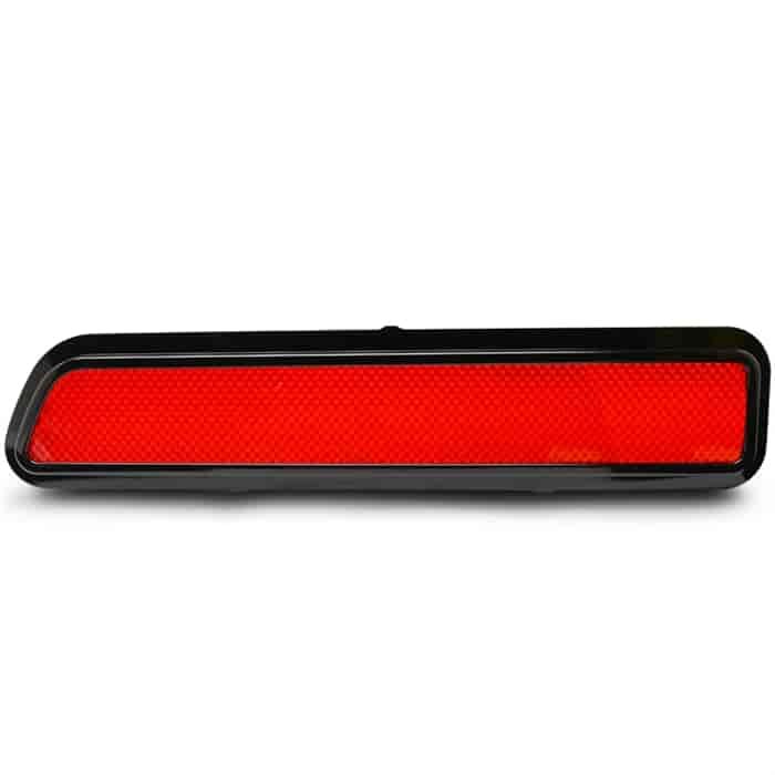 Billet Taillight Bezel and Lens Assembly for 1969 Camaro [Gloss Black Fusioncoat Finish]