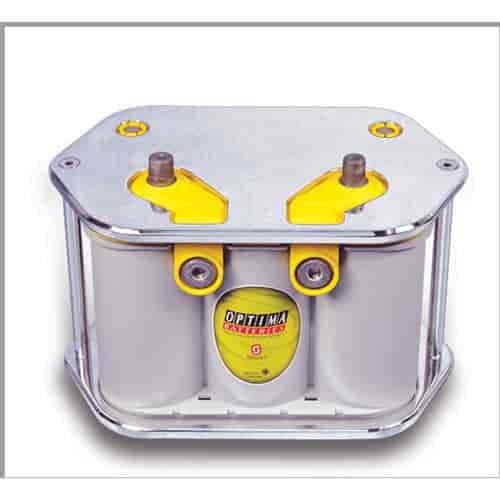 BATTERY BOX OPTIMA D34 SMOOTH POLISH
