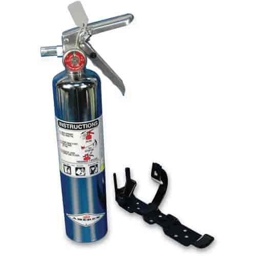 LARGE CHROME EXTINGUISHER