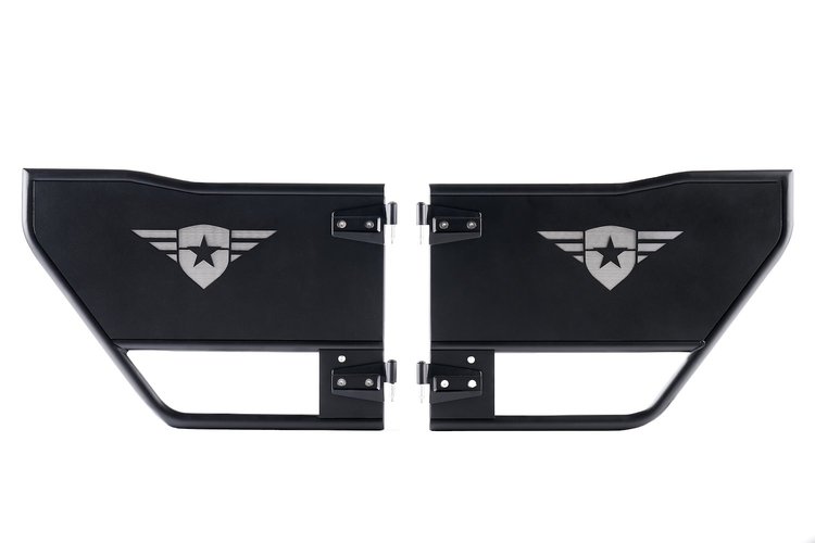15-1049 Rear Tube Doors  for 2007-2018 Jeep Wrangler JK/JKU