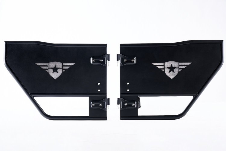 25-1049 Rear Tube Doors Fits Select Jeep Wrangler JL/JLU