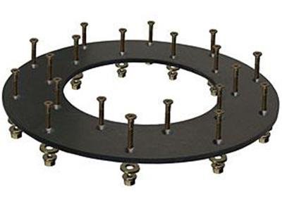 Replacement Flywheel Friction Plate  10" x 5.75" 18 Hole  9/9