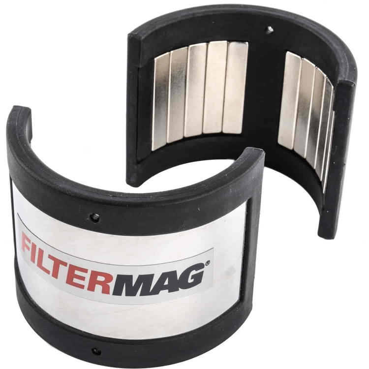 Motorcycle FilterMag Chrome finish