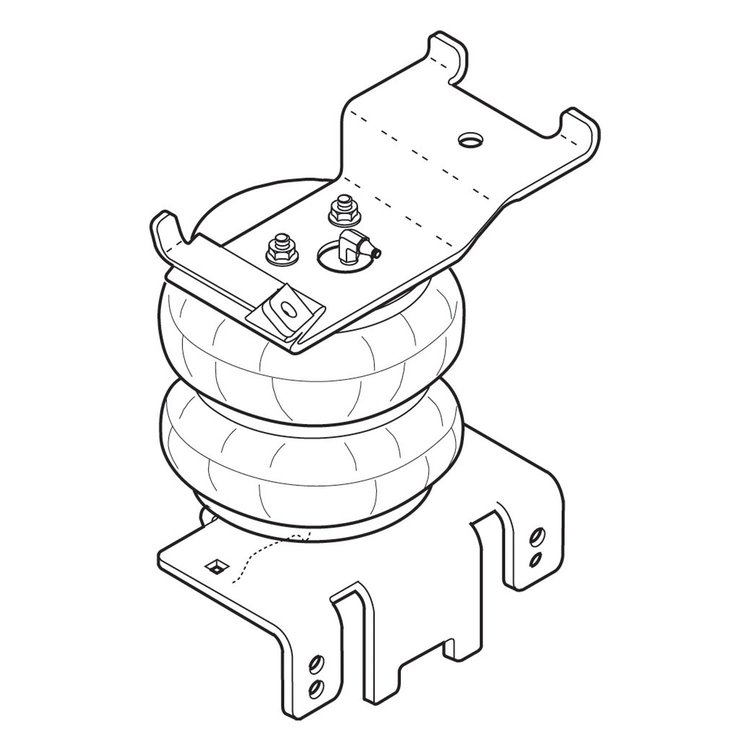 Ride-Rite Air Spring Kit 2004-2015 for Nissan Titan