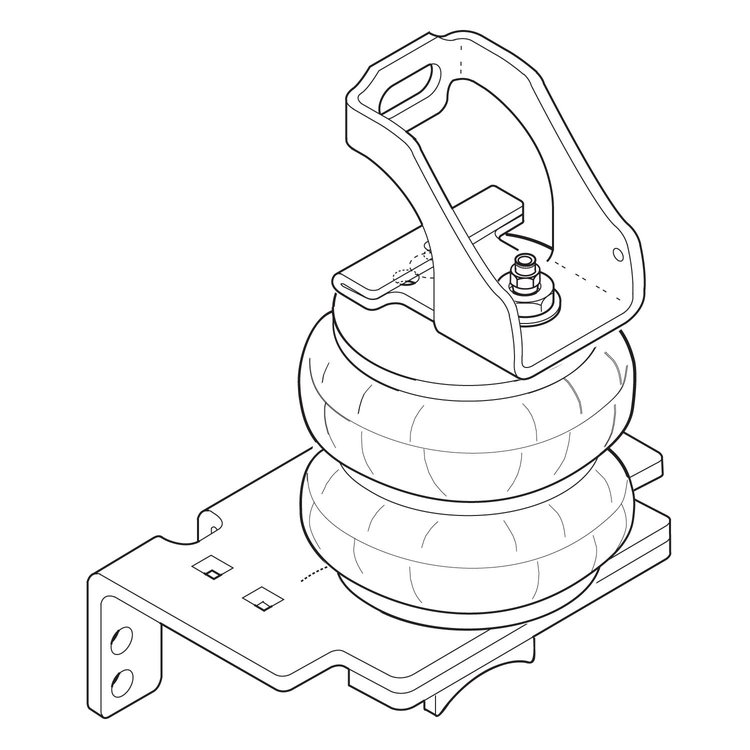 Ride-Rite Air Spring Kit 2005-2007 Ford F250/F350