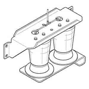 Ride-Rite ; Air Helper Spring Kit; Rear; Incl. Brackets; Air Helper Springs; Hardware; Air Line; And