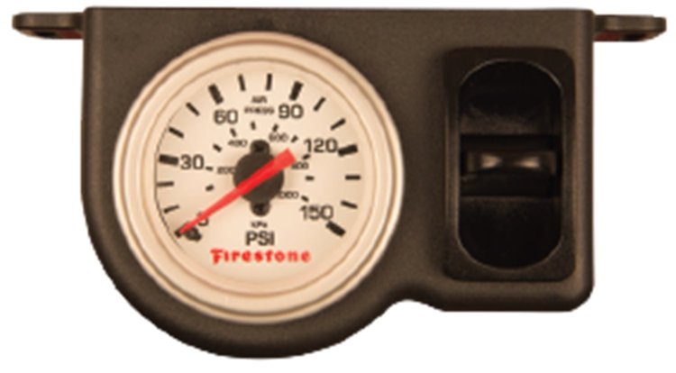 Plastic Single Pneumatic White Gauge