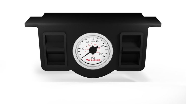 Plastic Dual Pneumatic White Gauge