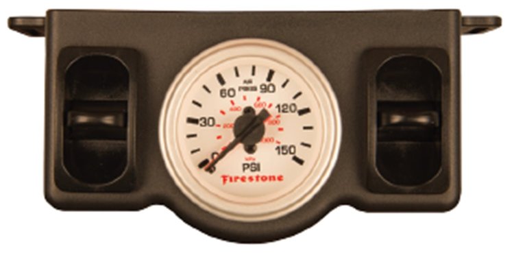 Plastic Dual Electric White Gauge