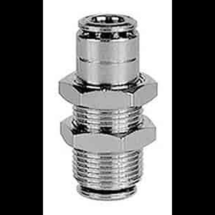 1/4 X 1/4 BLKHD UNION Package of 25