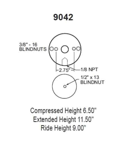140/95MM 1/8NPT2BN PST PLSTC CAP