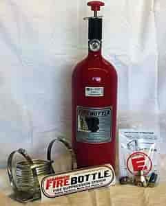 Fire Safety System with 10 lbs. Bottle Manual Push System