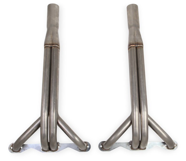 Upright Header for Small Block Chevy Engine Swap Applications [Natural]