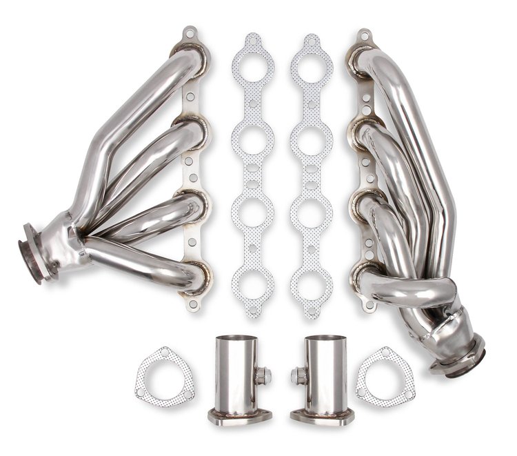 Shorty Header for 1982-2004 GMC S15/Sonoma, Chevy S10 [Polished]