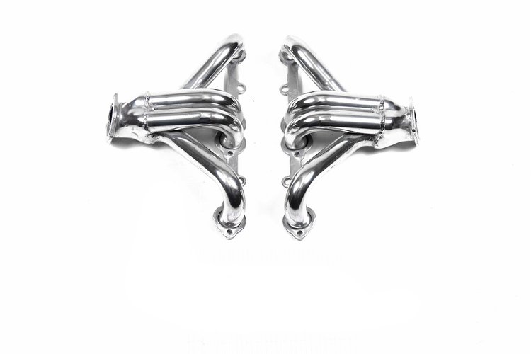 Block Hugger Header for Small Block Chevy Engine Swap Applications [Ceramic Coated]