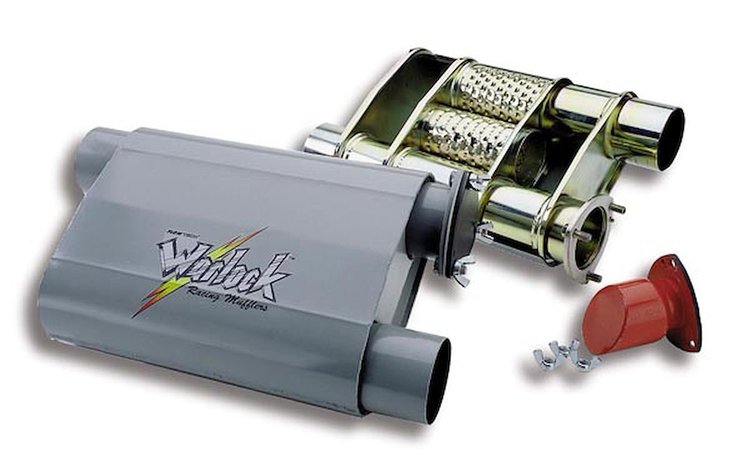 Warlock Racing Muffler 2.5" Inlet/Outlet