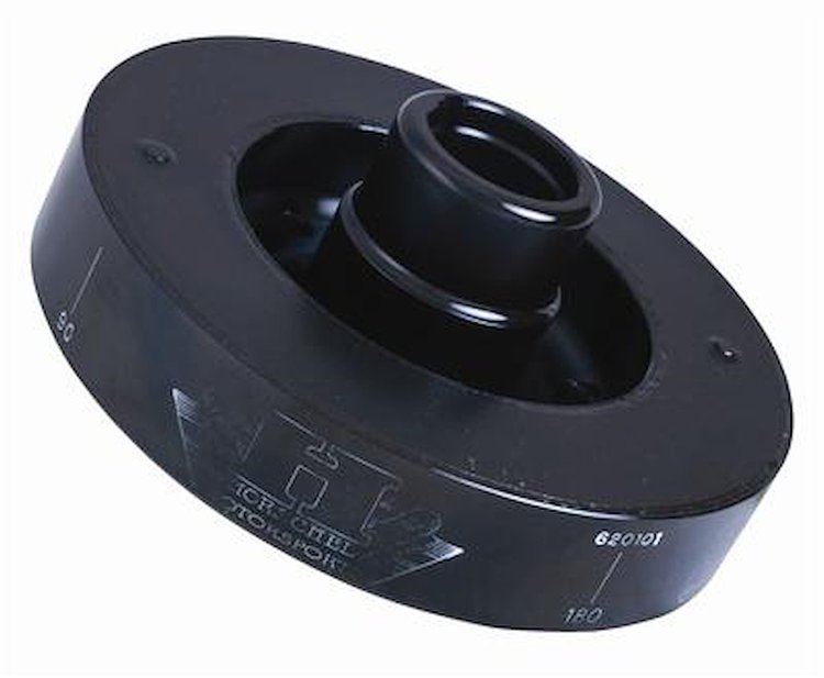Harmonic Balancer for GM Small Block Chevy 262-350/409 [Internal Balance, 6-1/4 in., Black Zinc]