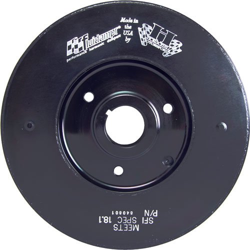 Harmonic Balancer for Toyota 1JZ/2JZ I6 1990-2005 [Internal Balance, 8-1/2 in., Black Zinc]
