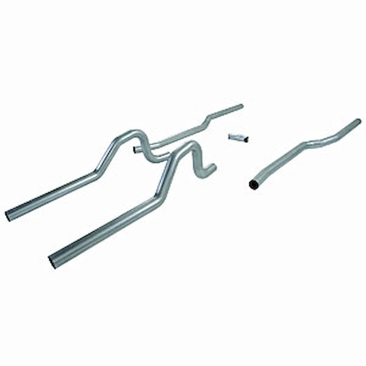 1971-74 Mopar B-Body 3" dual rear exit pipes, no muffler