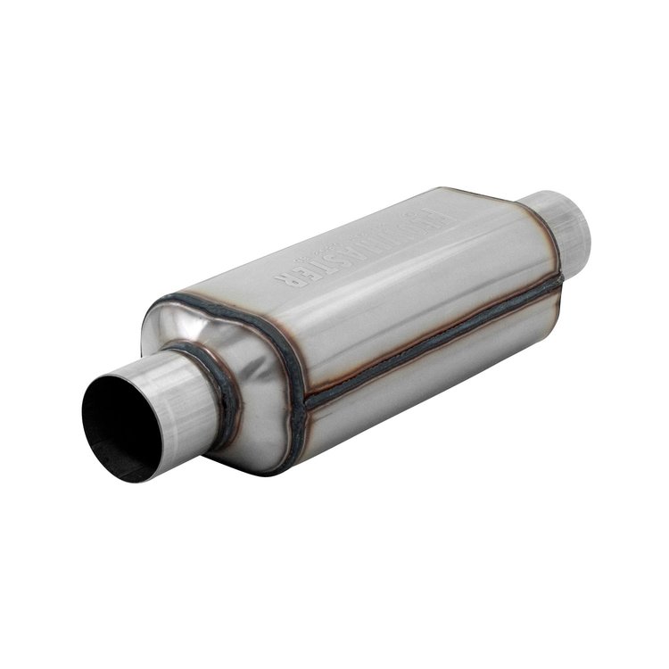 Super HP-2 Shorty Muffler 2.5" Inlet/Outlet