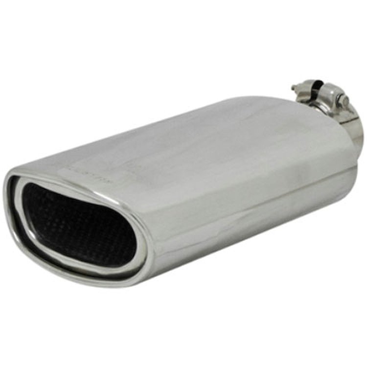 Polished Stainless Steel Exhaust Tip Clamp-On