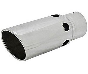 Polished Stainless Steel Exhaust Tip Clamp-On