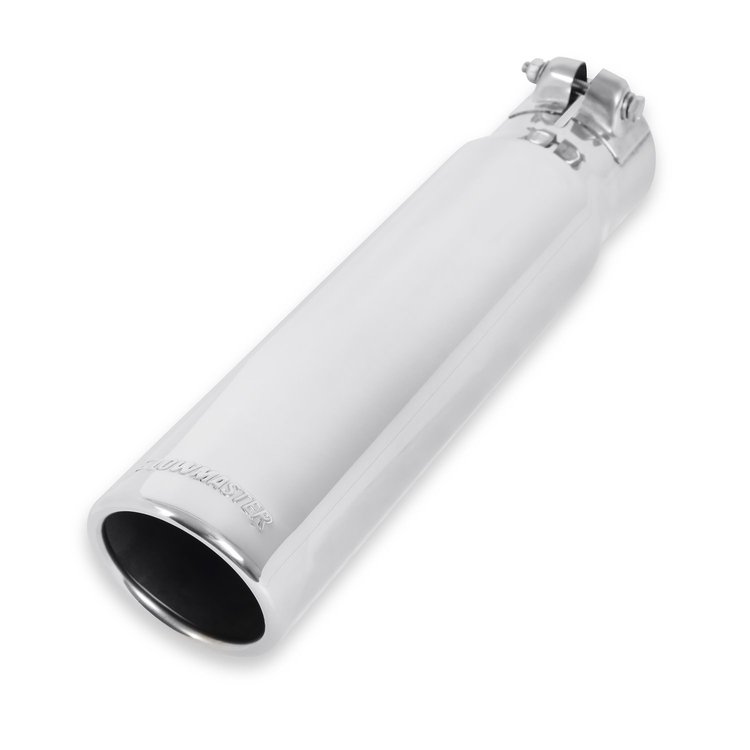 Polished Stainless Steel Exhaust Tip Clamp-On