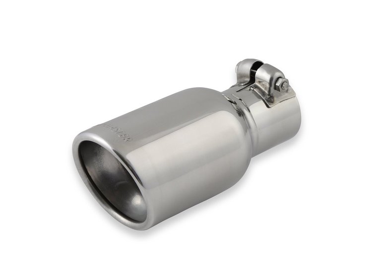 Polished Stainless Steel Exhaust Tip Clamp-On