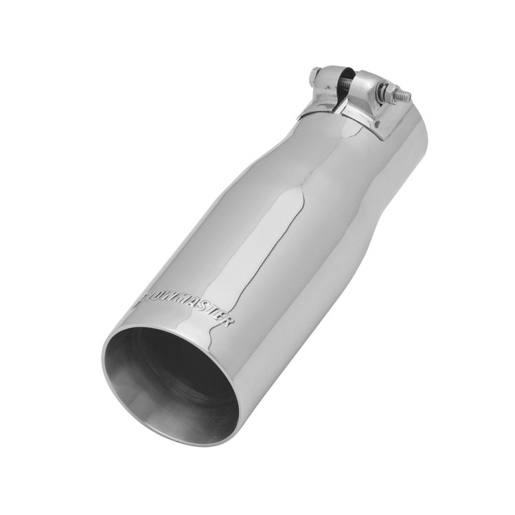 Polished Stainless Steel Exhaust Tip Clamp-On