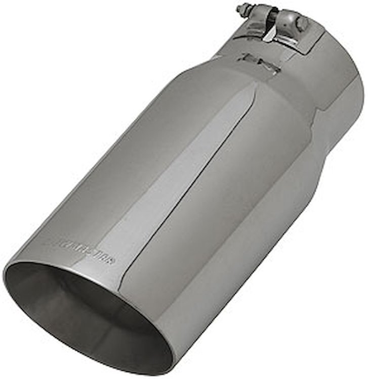 Polished Stainless Steel Exhaust Tip Clamp-On